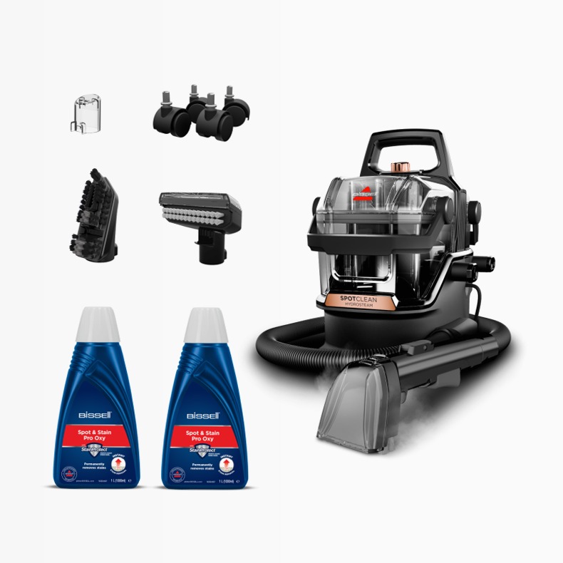 Pacchetto SpotClean® HydroSteam™ Bianco 1000W