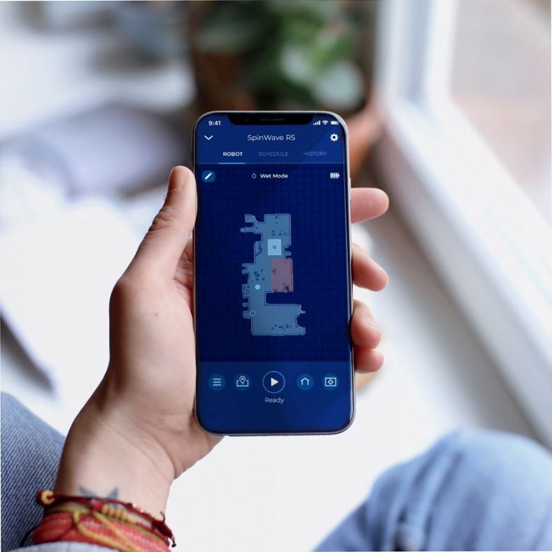 SpinWave R5 Pet - Pulizia Intelligente per la Tua Casa Bianco 2000W