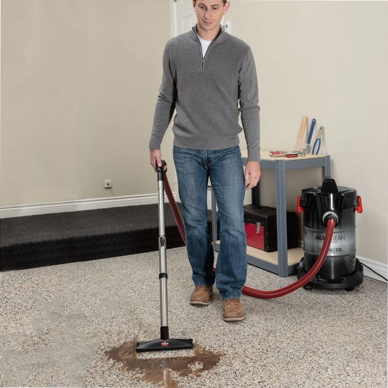BISSELL® MultiClean TM 23L W&D Drum Vacuum Cleaner Nero 1500W