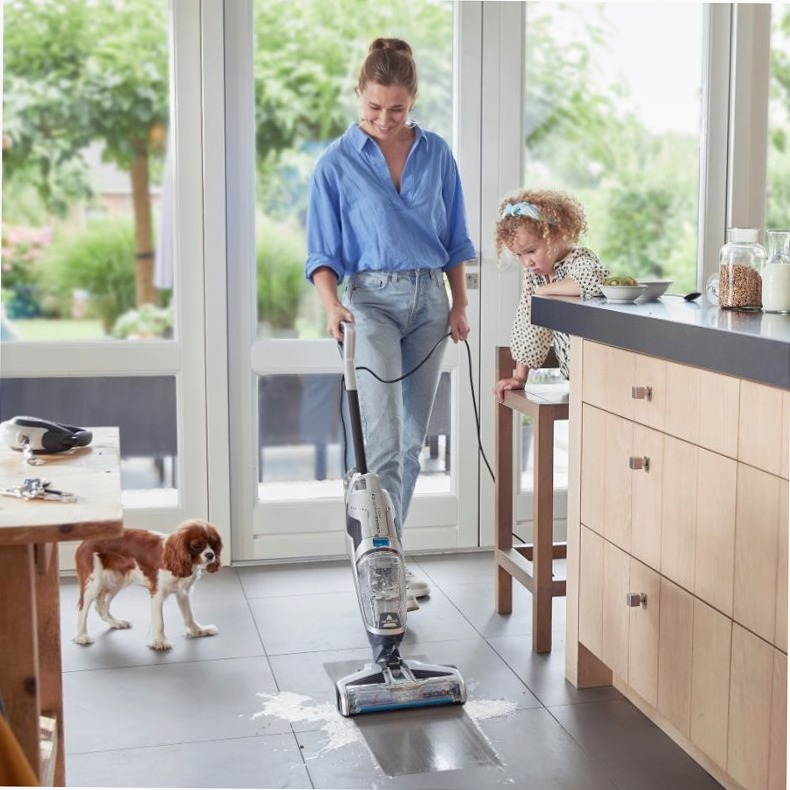 CrossWave C3 Pro - Pulizia Integra per Tuoi Pavimenti Bianco 0.82lt 560W