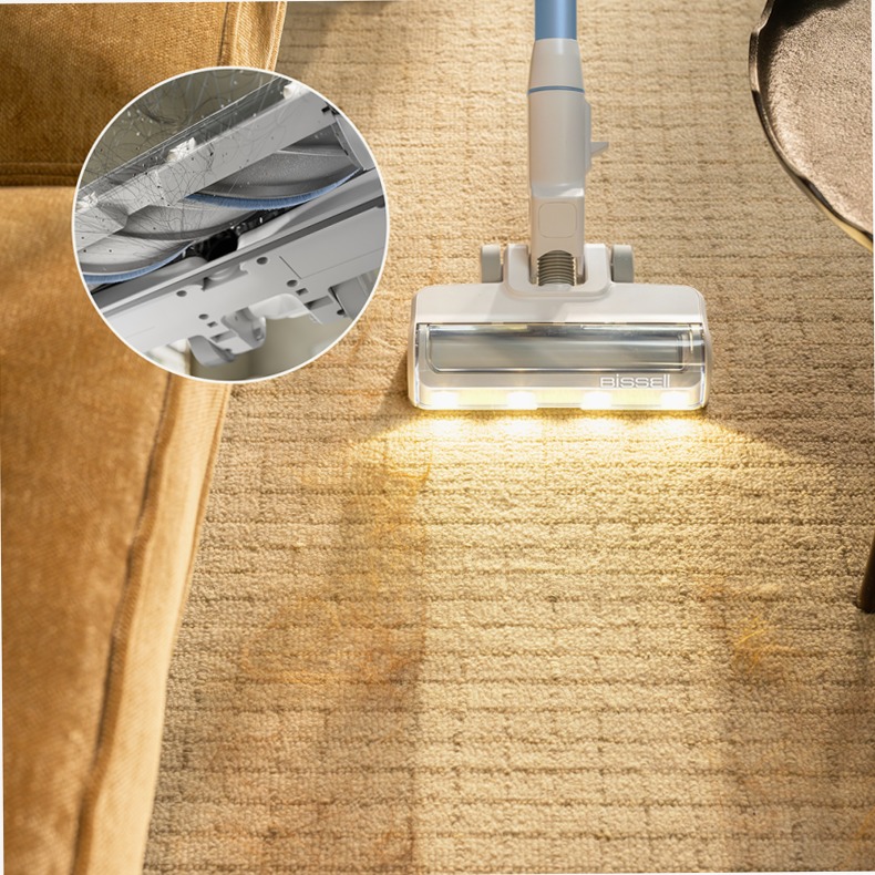 BISSELL PowerClean - Aspirapolvere senza fili potente 0.4lt A Bianco