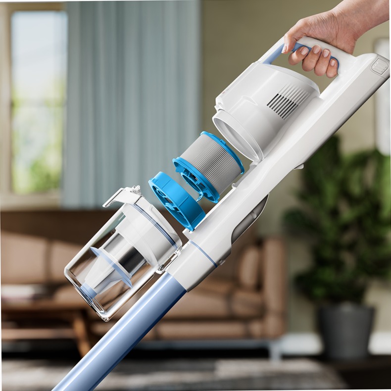 BISSELL PowerClean - Aspirapolvere senza fili potente 0.4lt A Bianco