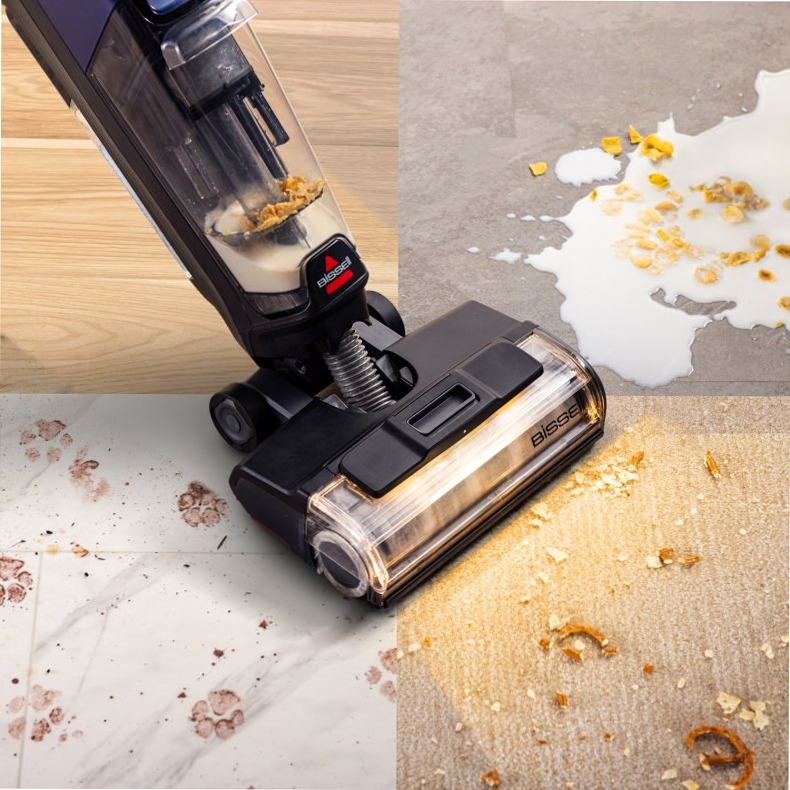 BISSELL CrossWave HydroScrub Select - Pulizia Multisuperficie Bianco