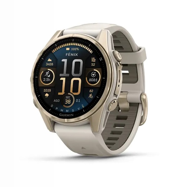 Fēnix® 8 - 47mm, Solar Charge, Sapphire Crystal 8GB Giallo