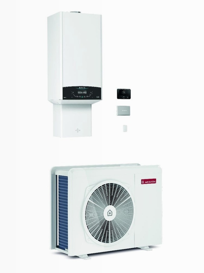 Genus One Hybrid Plus NET R32 - Sistema ibrido con caldaia solo riscaldamento | Ariston