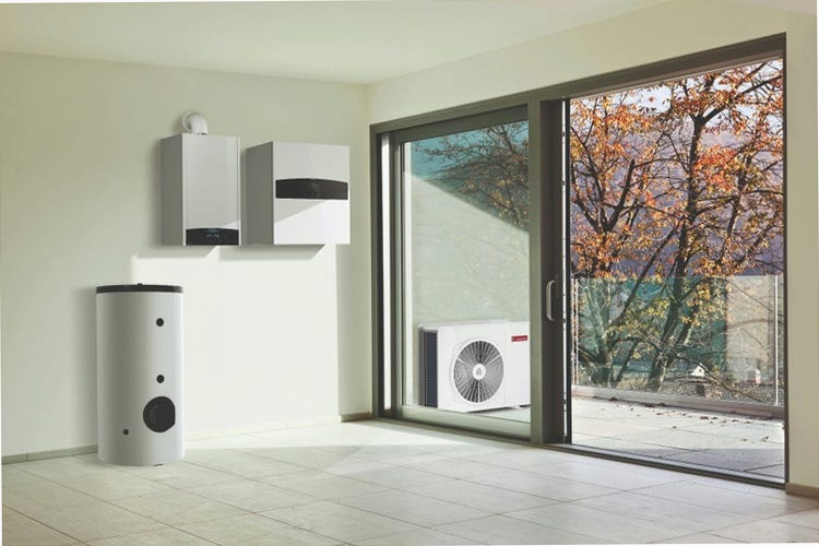 Genus One Hybrid Plus S NET R32 | Sistema ibrido splittato Ariston