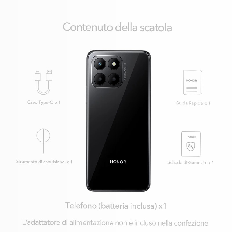 HONOR 70 Lite: Processore Snapdragon 5G - HONOR IT 128GB 6.5" 4GB 4GB