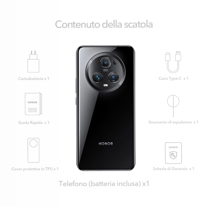 HONOR Magic 5 Pro - Nuovo Quad-Chip Top di Gamma 12GB 12GB