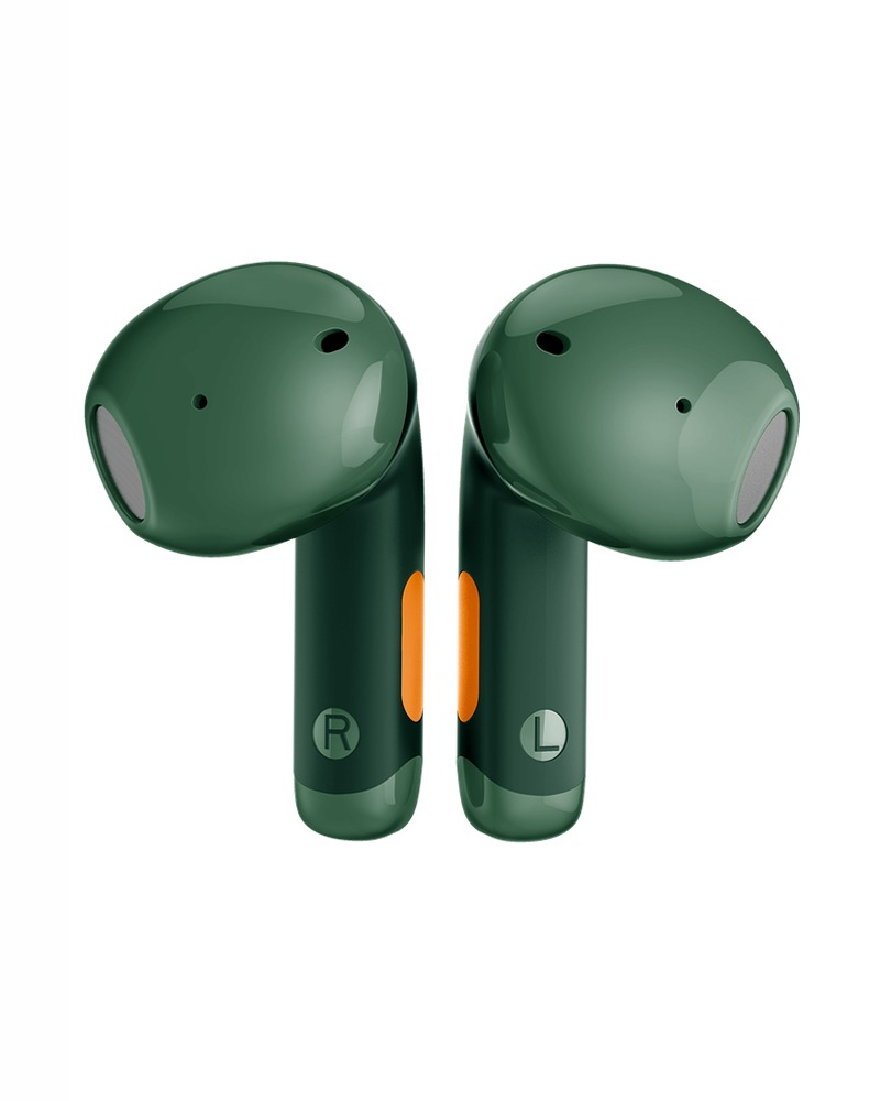 Auricolari Twins Core 2 - Velvet Green / Orange Arancione