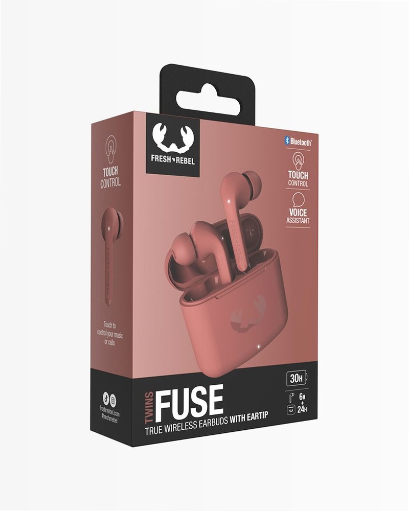 Auricolari Twins Fuse True Wireless - Safari Red Rosso