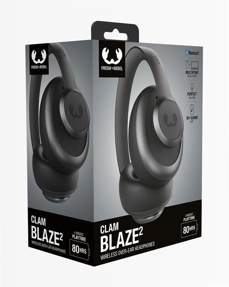 Cuffie Clam Blaze 2 - Storm Grey Grigio
