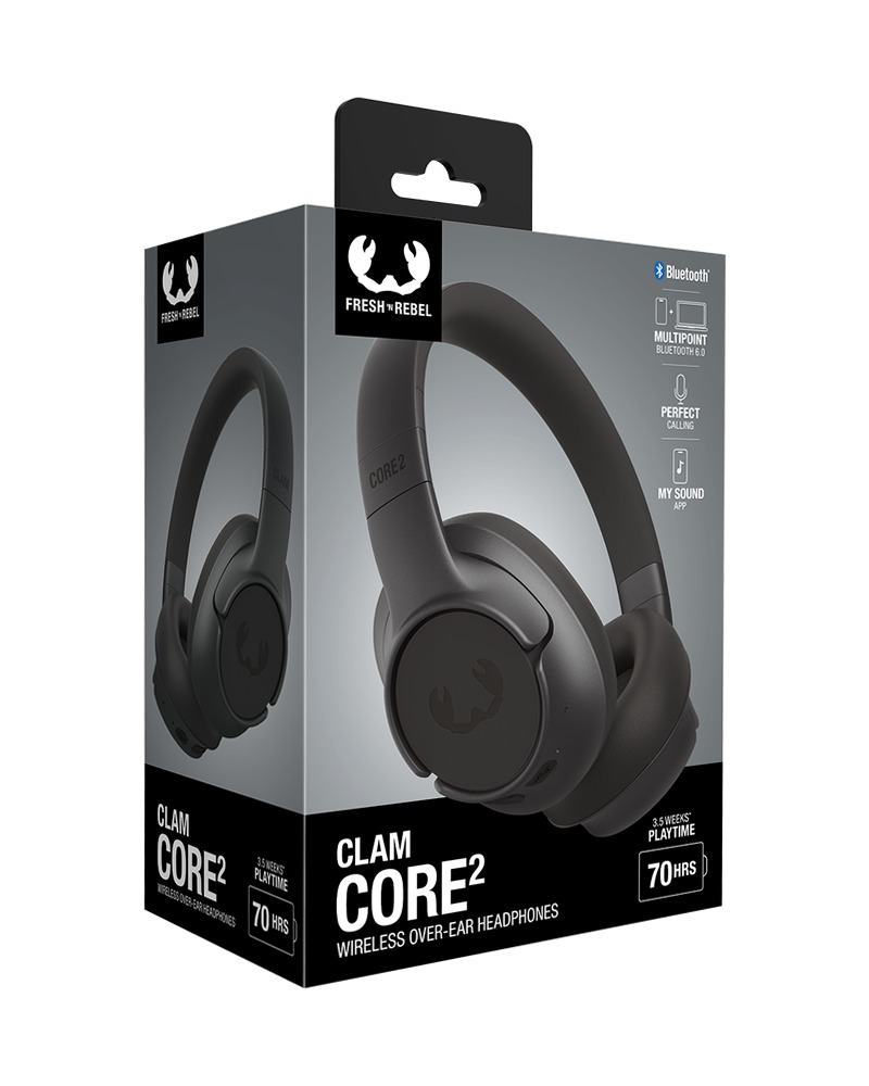 Cuffie Clam Core 2 - Storm Grey Grigio