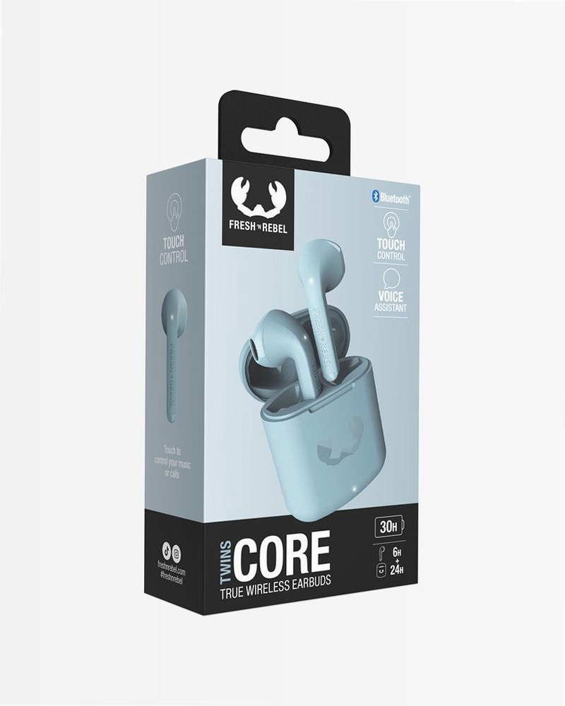 Auricolari Twins Core True Wireless - Dusky Blue Blu
