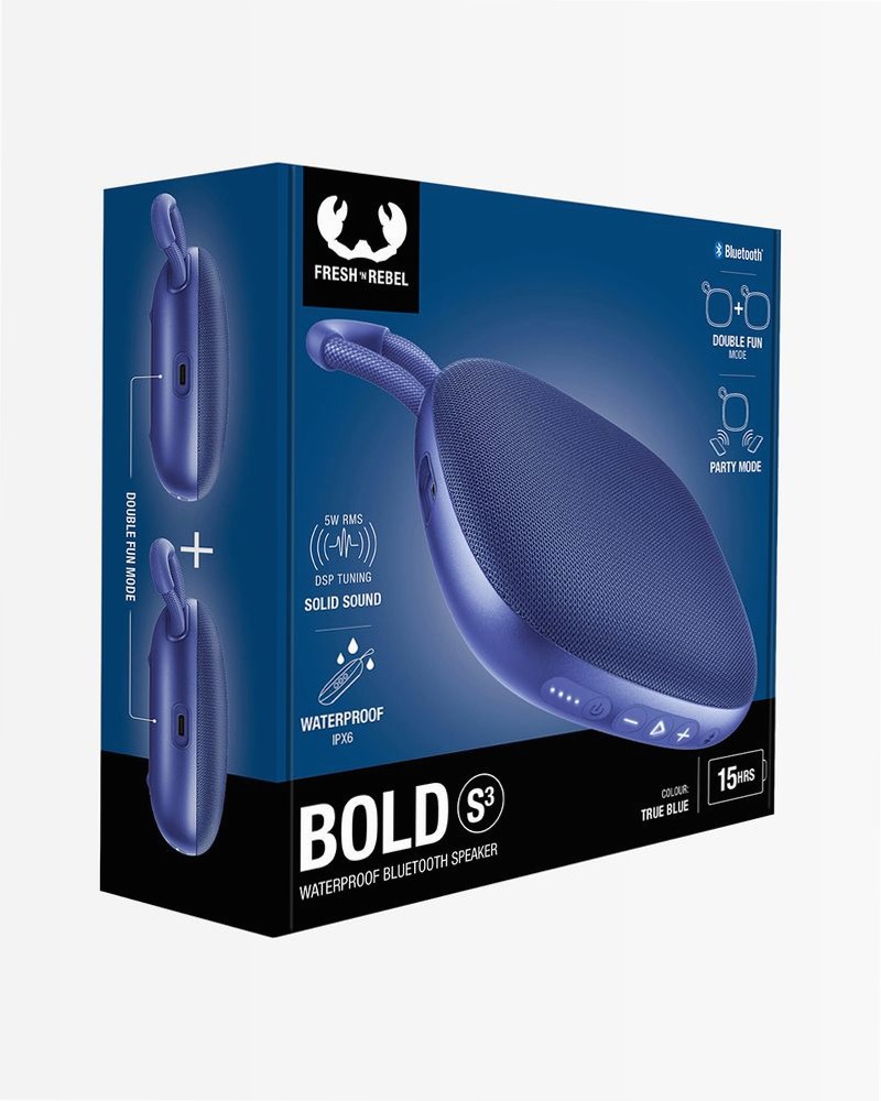 Altoparlante Bluetooth Bold S3 - True Blue