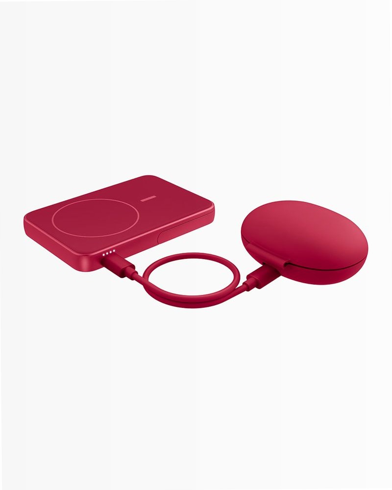 Magnetic Wireless Powerbank 5000 mAh - Berry Red 5000mAh 5W