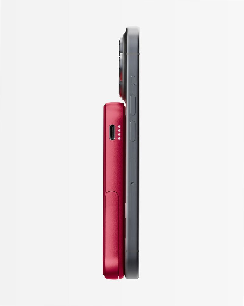 Magnetic Wireless Powerbank 5000 mAh - Berry Red 5000mAh 5W