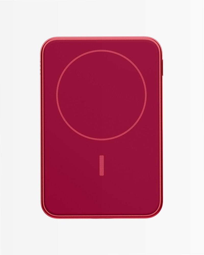 Magnetic Wireless Powerbank 5000 mAh - Berry Red 5000mAh 5W