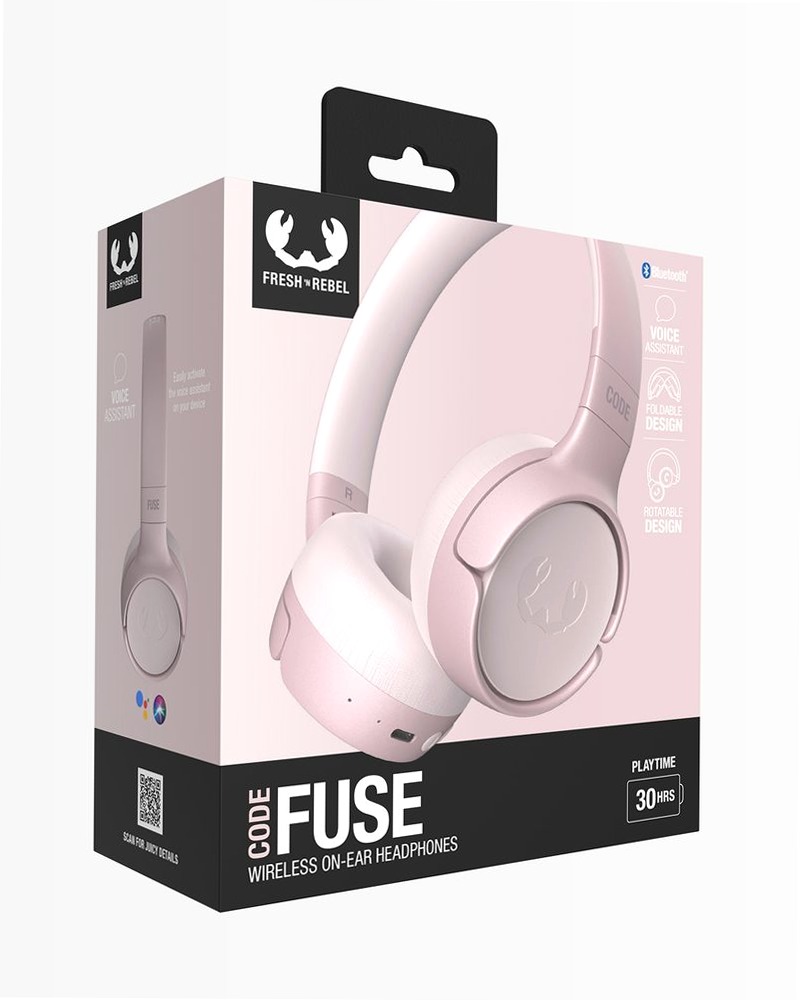 Cuffie on-ear Code Fuse - Smokey Pink Oro