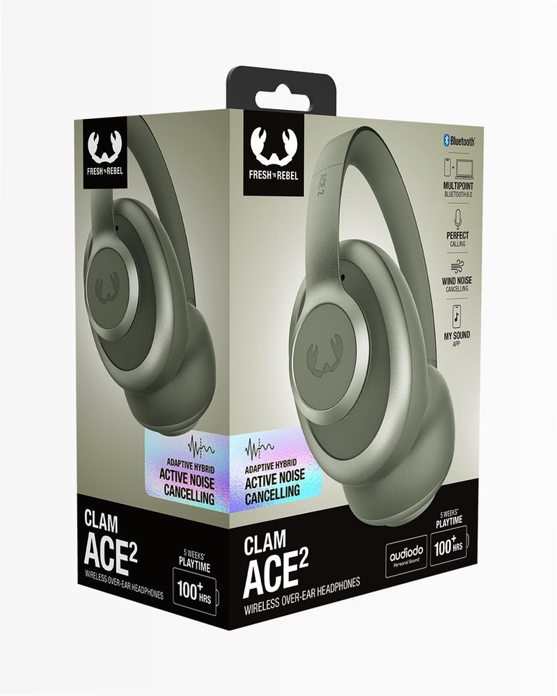Cuffie Clam Ace 2 - Dried Green Verde