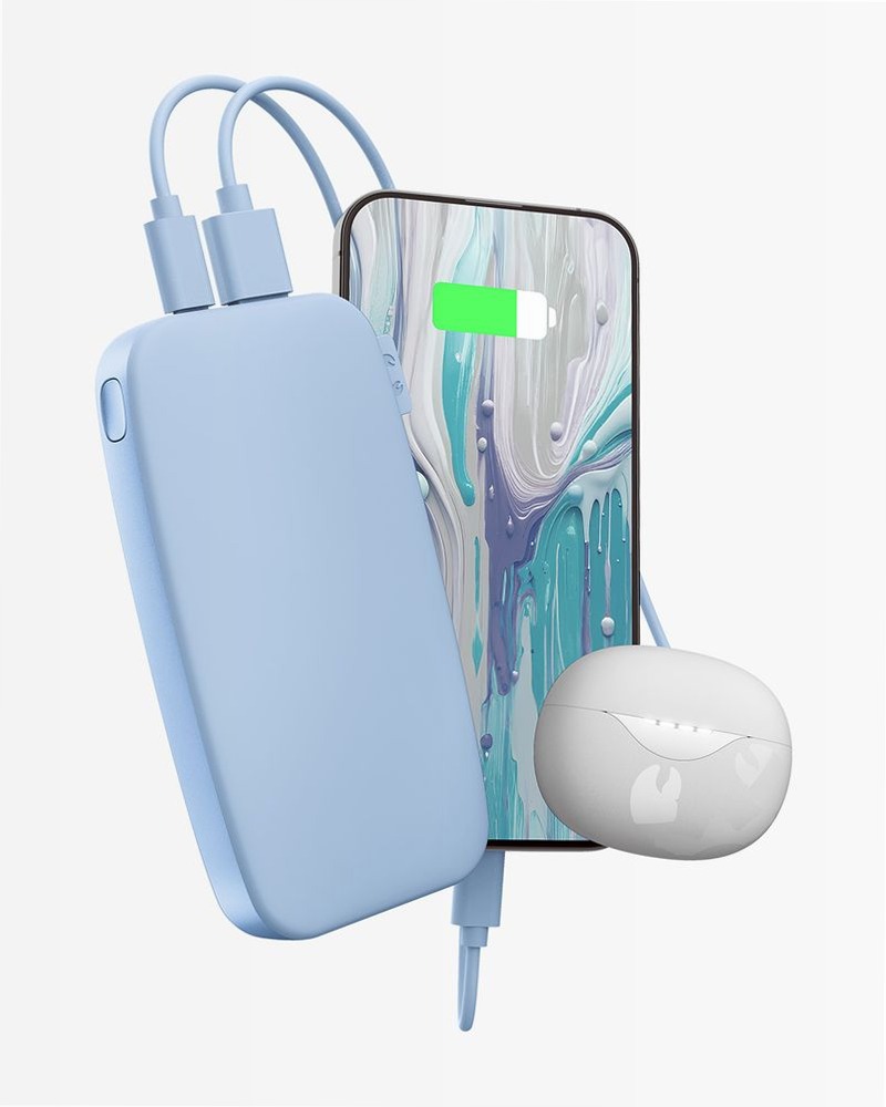 Powerbank 12000 mAh - Vivid Blue 12000mAh 20W Tablet