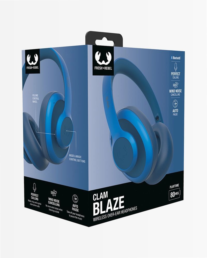 Cuffie Over-Ear Clam Blaze - True Blue Blu