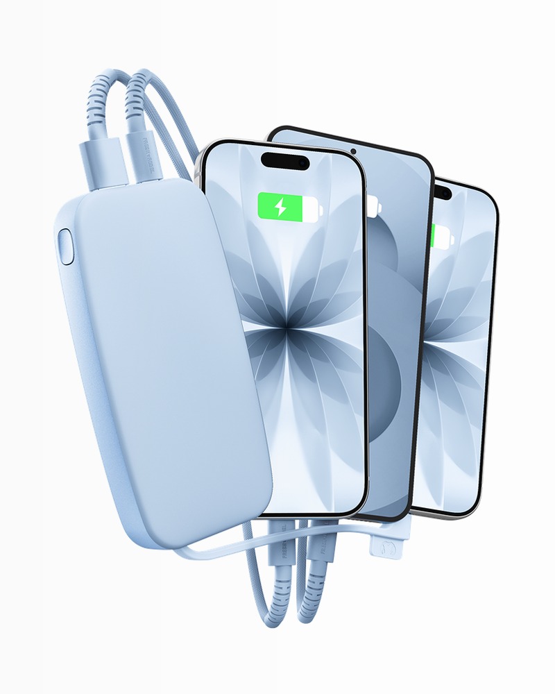 Fresh 'n Rebel | True Blue | 30W Powerbank 12.000 mAh