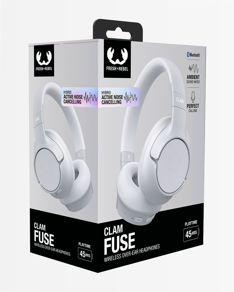 Cuffie Over-Ear Clam Fuse - Ice Grey Grigio