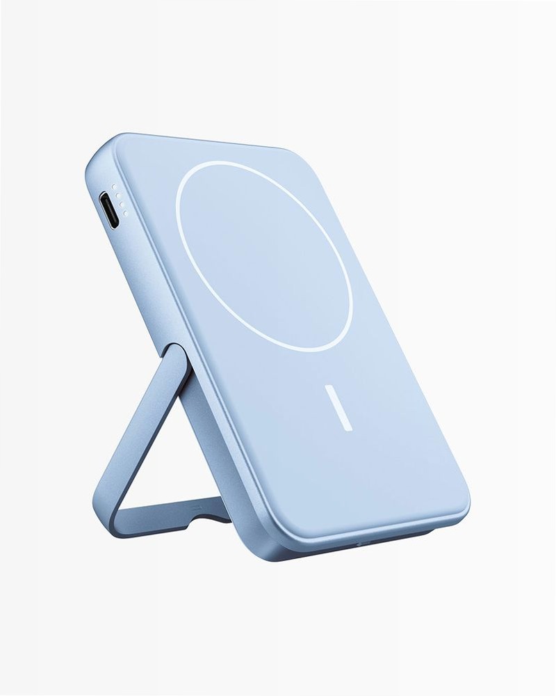 Magnetic Wireless Powerbank 5000 mAh - Vivid Blue 5000mAh 5W
