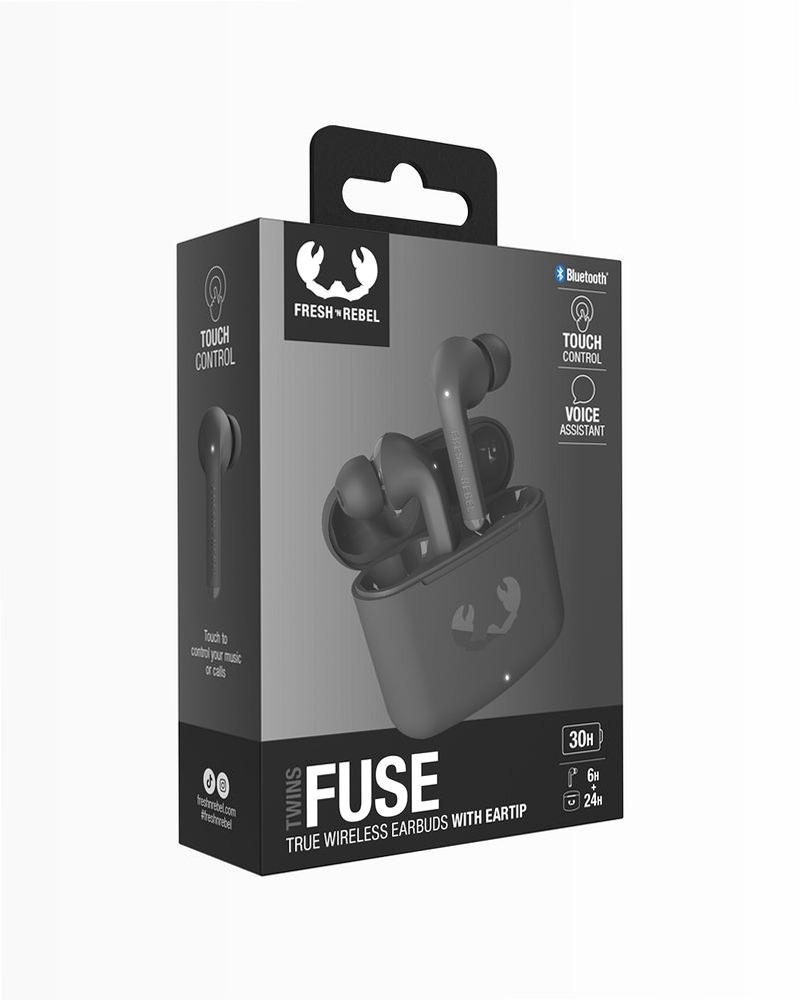 Auricolari Twins Fuse True Wireless - Storm Grey Grigio