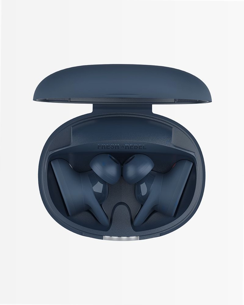 Auricolari sportivi Twins Rush Steel Blue Blu