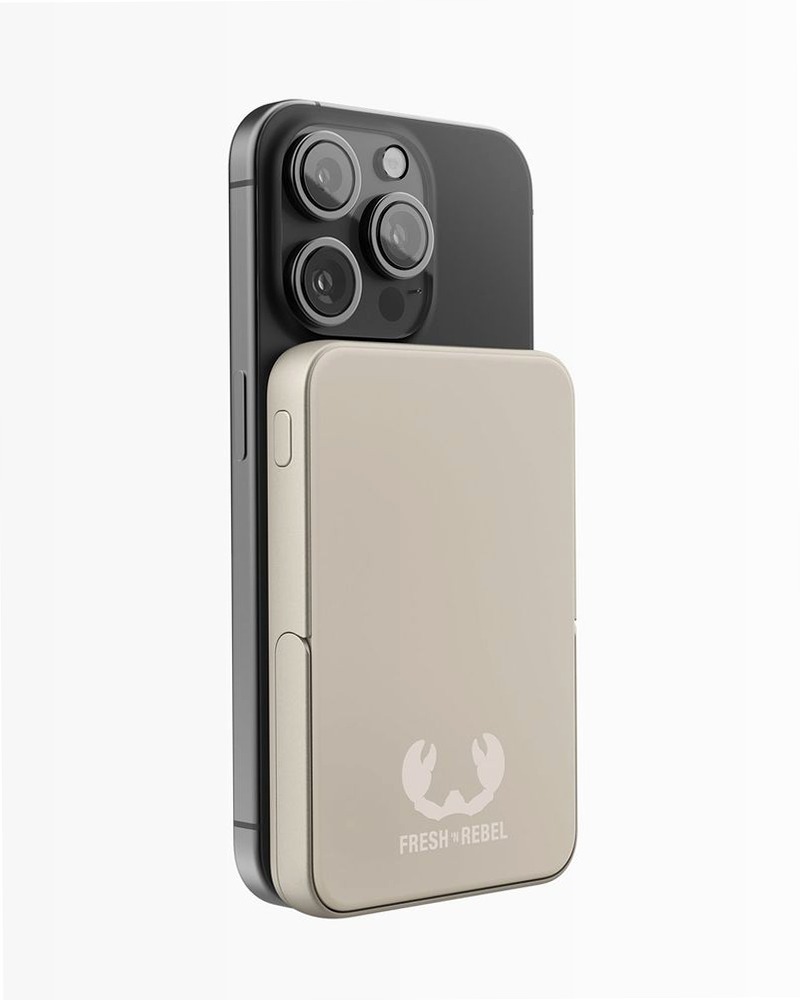 Magnetic Wireless Powerbank 5000 mAh - Silky Sand 5000mAh 5W