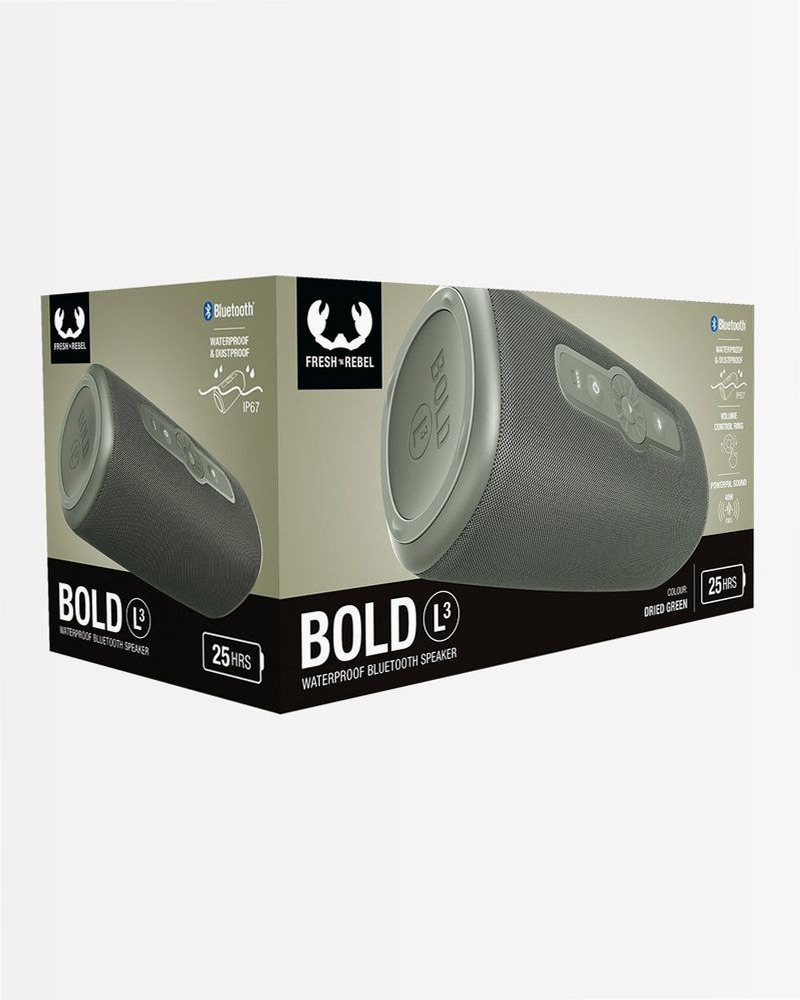 Altoparlante Bluetooth Bold L3 - Dried Green | Fresh 'n Rebelinstagramyoutube-playpinterest-light