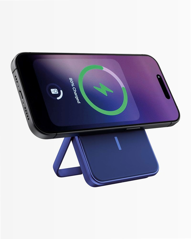 Magnetic Wireless Powerbank 5000 mAh - True Blue 5000mAh 5W