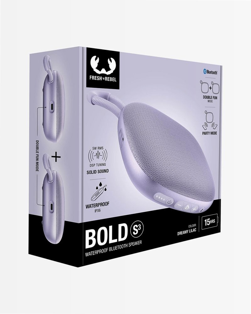Altoparlante Bluetooth Bold S3 - Dreamy Lilac
