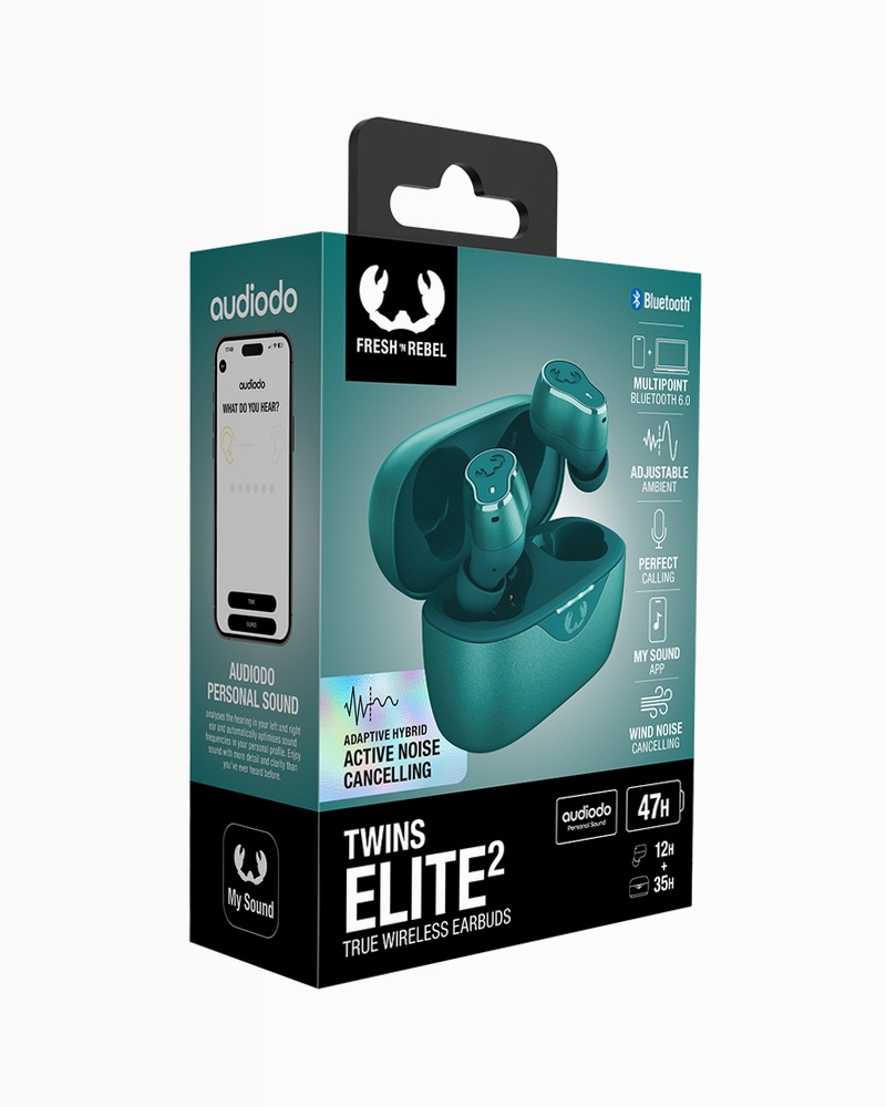 Auricolari Twins Elite 2 - Real Teal