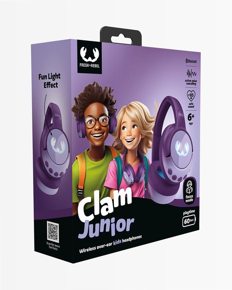 Cuffie sovra-aurali Clam Junior - Mighty Magic