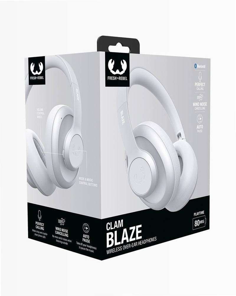 Cuffie Over-Ear Clam Blaze - Ice Grey Grigio