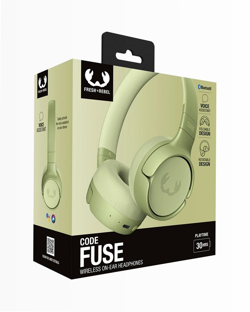 Cuffie on-ear Code Fuse - Wild Green Verde