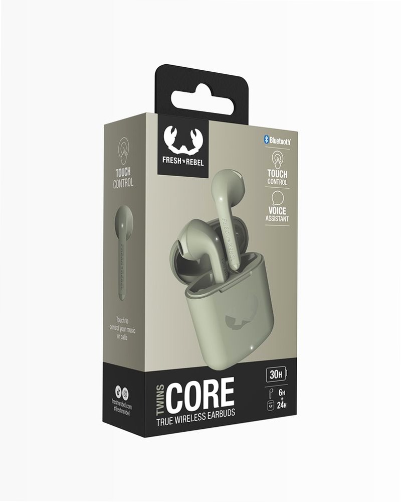 Auricolari Twins Core True Wireless - Dried Green Verde