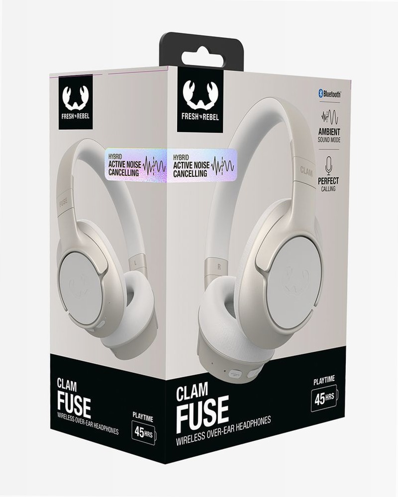 Cuffie Over-Ear Clam Fuse - Silky Sand