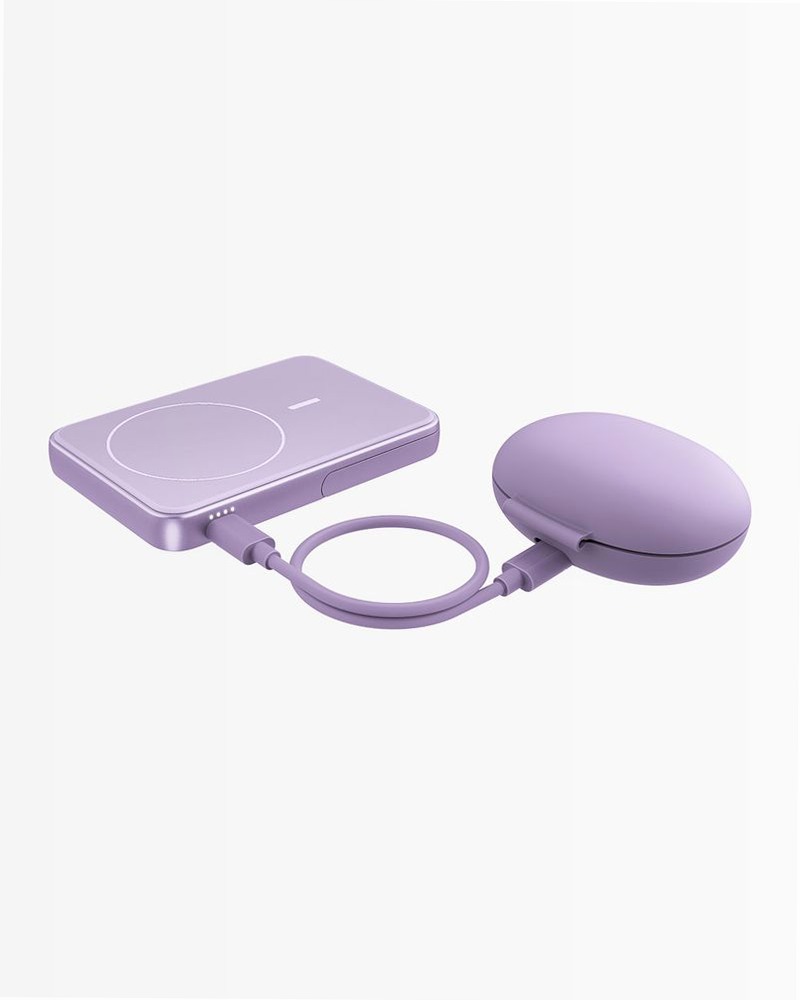 Magnetic Wireless Powerbank 5000 mAh - Dreamy Lilac