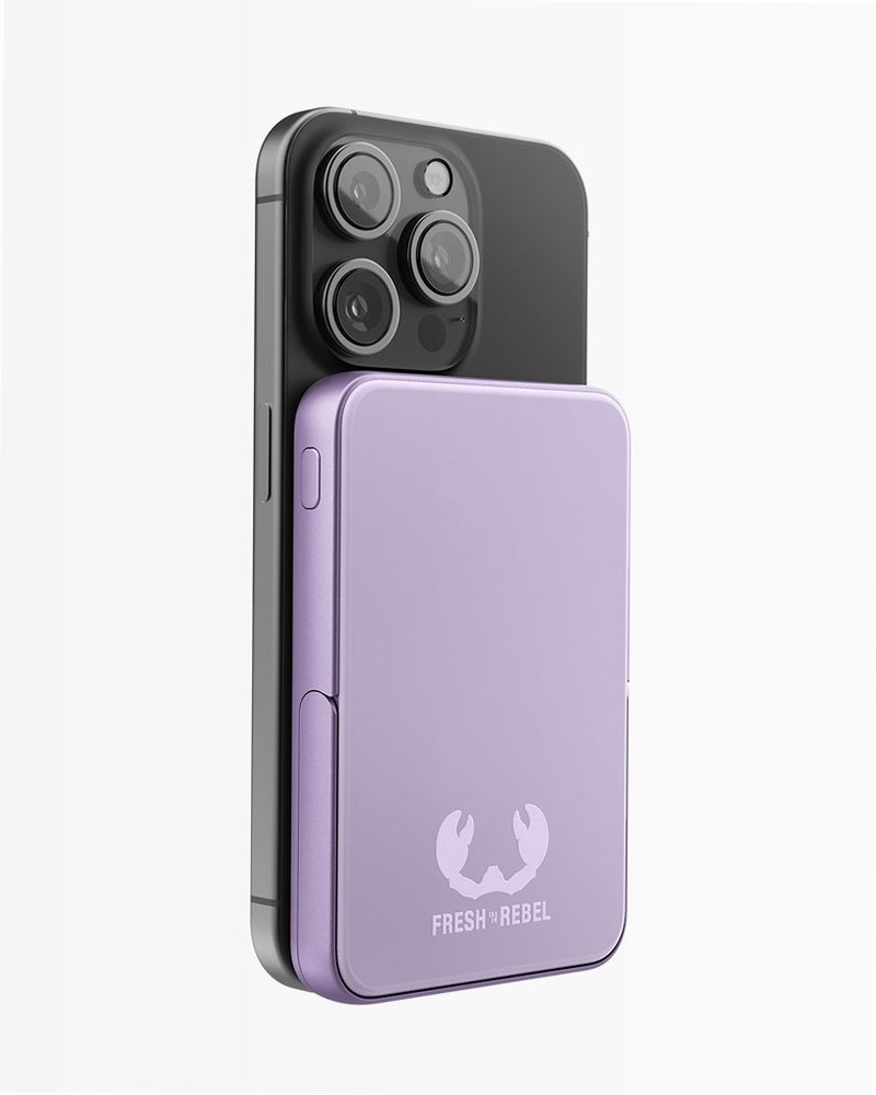 Magnetic Wireless Powerbank 5000 mAh - Dreamy Lilac
