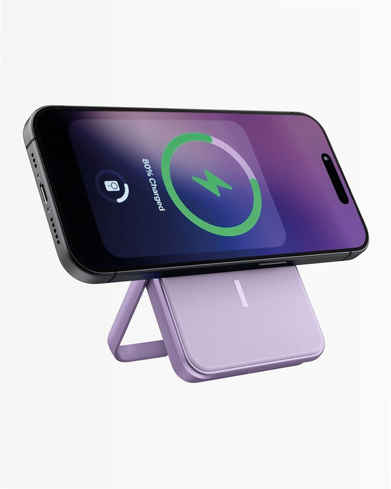 Magnetic Wireless Powerbank 5000 mAh - Dreamy Lilac