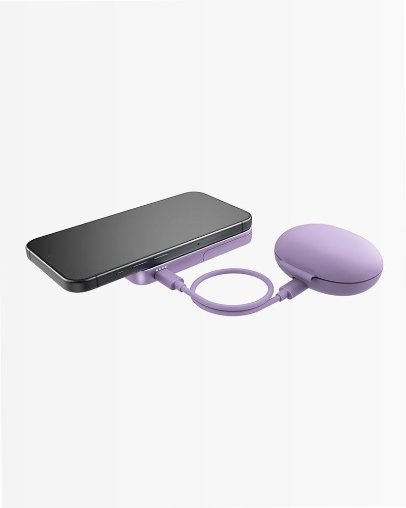 Magnetic Wireless Powerbank 5000 mAh - Dreamy Lilac