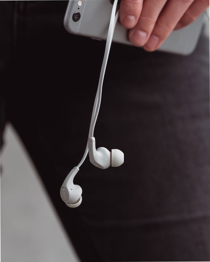 Auricolari cablati Flow Tip - Ice Grey Ghiaccio