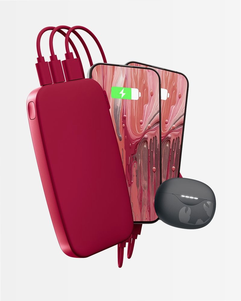 Powerbank 18000 mAh - Berry Red 18000mAh 20W