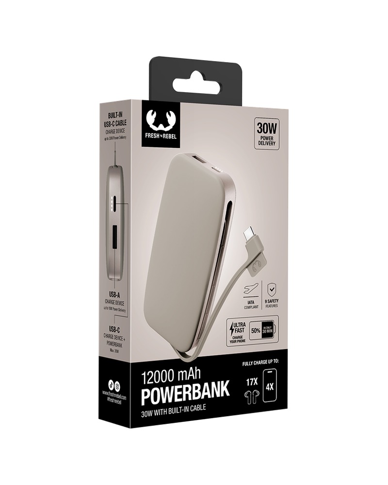 True Blue 30W Powerbank 12.000 mAh