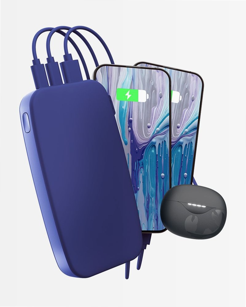 Powerbank 24000 mAh True Blue - Fresh 'n Rebel 24000mAh 20W