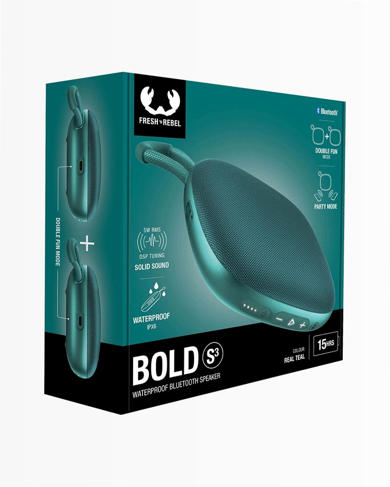 Altoparlante Bluetooth Bold S3 - Real Teal