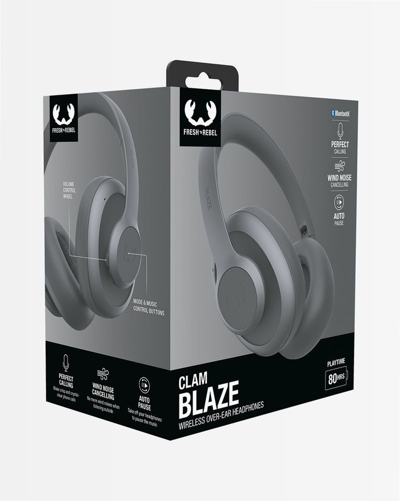 Cuffie Over-Ear Clam Blaze - Storm Grey Grigio